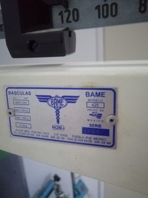 Báscula Mecánica De Columna Con Estadímetro Precio 3700 Foto2